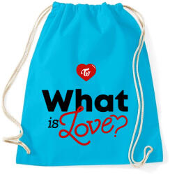 printfashion Twice: What is Love? - Sportzsák, Tornazsák - Surf blue (2516028)