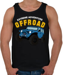 printfashion Jeep - Férfi atléta - Fekete (5017860)
