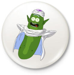 printfashion Dragon Ball Z Piccolo Pickle - Kitűző, hűtőmágnes - Fehér (3088699)