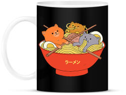 printfashion Pasta love - Bögre - Fekete (2024976)