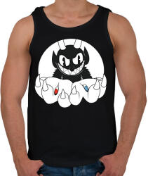 printfashion Don't deal with the Evil - Férfi atléta - Fekete (7018090)