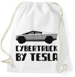 printfashion CYBERTRUCK BY TESLA - Sportzsák, Tornazsák - Fehér (10211722)