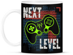 printfashion gamer - Bögre - Fekete (13708645)