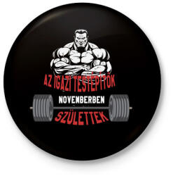 printfashion IT november - Kitűző, hűtőmágnes - Fekete (3099384)