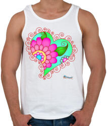 printfashion Sziv4 - Férfi atléta - Fehér (780927)