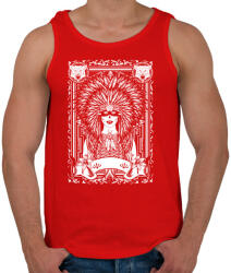 printfashion A szüzek törzse - Férfi atléta - Piros (202728)