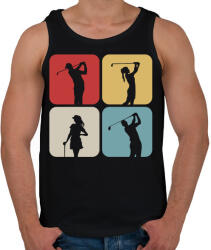 printfashion Golfozók - Férfi atléta - Fekete (15843763)