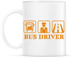 printfashion Bus driver - Bögre - Fehér (7466320)