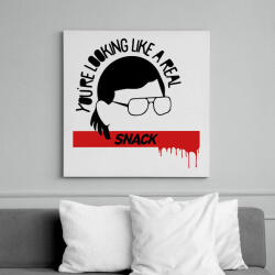 printfashion A real snack - Vászonkép - Fehér (9337926)