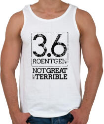 printfashion 3.6 Roentgen (Black) - Férfi atléta - Fehér (1559336)