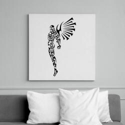 printfashion Maori angyalember - Vászonkép - Fehér (11383487)