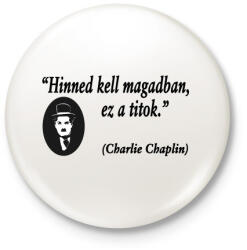 printfashion Hinned kell magadban! - Kitűző, hűtőmágnes - Fehér (4773184)