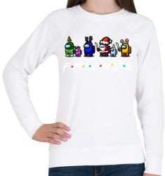 printfashion Among us - Friends - Női pulóver - Fehér (3939027)