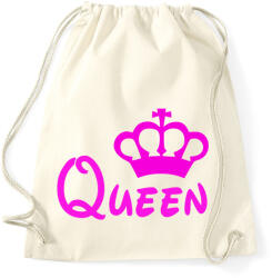 printfashion Queen - Sportzsák, Tornazsák - Natúr (913189)