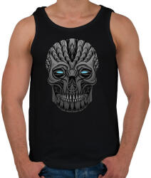 printfashion Koponya - Férfi atléta - Fekete (299760)