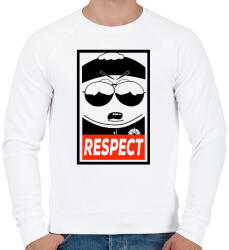 printfashion Cartman - Férfi pulóver - Fehér (1668442)