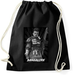 printfashion Bangalore BW - Apex Legends - Sportzsák, Tornazsák - Fekete (1472846)
