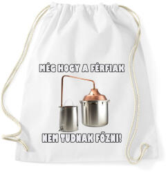 printfashion Férfi konyha - Sportzsák, Tornazsák - Fehér (5146991)