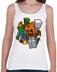 printfashion Minecraft zombieezz - Női atléta - Fehér (2315631)