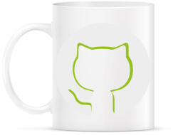 printfashion Cica sziluett - Bögre - Fehér (4177833)