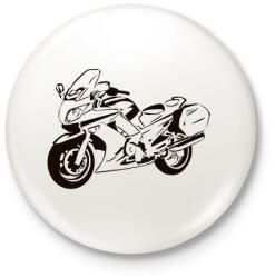 printfashion fjr - Kitűző, hűtőmágnes - Fehér (3090207)