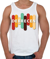 printfashion Debrecen - Színes - Férfi atléta - Fehér (7139395)