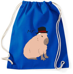 printfashion Mr. Capybara - Sportzsák, Tornazsák - Bright royal (13864306)