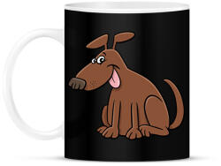 printfashion kutya - Bögre - Fekete (16107287)