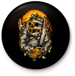 printfashion MUMPKIN - Kitűző, hűtőmágnes - Fekete (3092699)