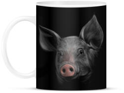 printfashion Malac portré - Bögre - Fekete (4881677)