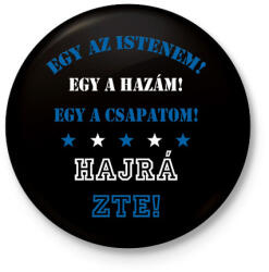 printfashion ZTE - Kitűző, hűtőmágnes - Fekete (3103595)