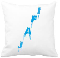 printfashion jafi jeges embléma - Párnahuzat, Díszpárnahuzat - Fehér (13299392)
