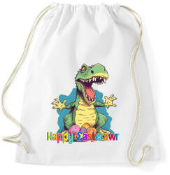 printfashion T-rex dínó húsvéti tojások - Sportzsák, Tornazsák - Fehér (13167603)