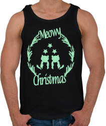 printfashion meowy green - Férfi atléta - Fekete (5770051)