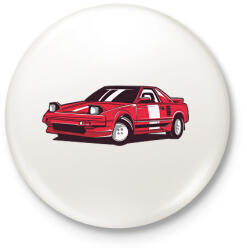 printfashion Toyota MR2 - Kitűző, hűtőmágnes - Fehér (11890215)
