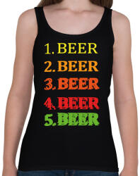 printfashion 1-5 Beer - Női atléta - Fekete (7069333)