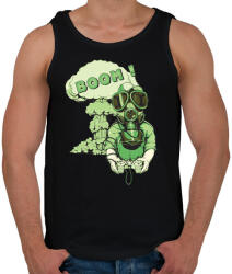 printfashion Boom - Férfi atléta - Fekete (86521)