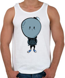 printfashion Lufifej - Férfi atléta - Fehér (12006479)