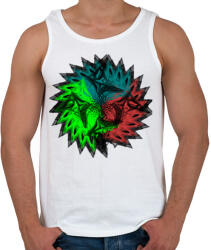 printfashion trio mandala - Férfi atléta - Fehér (2905211)