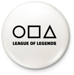 printfashion SQUID GAME 2 - Kitűző, hűtőmágnes - Fehér (11443948)