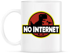 printfashion No internet - Bögre - Fehér (13263596)