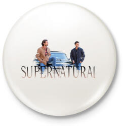 printfashion Supernatural - Kitűző, hűtőmágnes - Fehér (16306714)