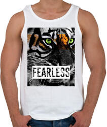 printfashion FEARLESS - Férfi atléta - Fehér (2931983)