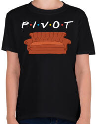 printfashion Jóbarátok - Gyerek póló - Fekete (2061039)