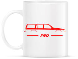 printfashion Volvo 760 (3) - Bögre - Fehér (14468076)
