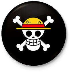 printfashion One piece logó - Kitűző, hűtőmágnes - Fekete (13900735)