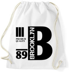 printfashion Brooklyn premium quality 89 - Sportzsák, Tornazsák - Fehér (4379710)