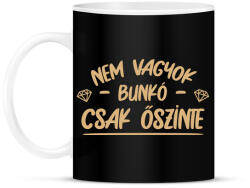 printfashion Nem vagyok bunkó - Bögre - Fekete (7518873)