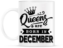 printfashion A királynők decemberben születnek - Bögre - Fehér (790474)
