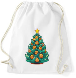 printfashion Ananászos karácsonyfa - Sportzsák, Tornazsák - Fehér (15303242)